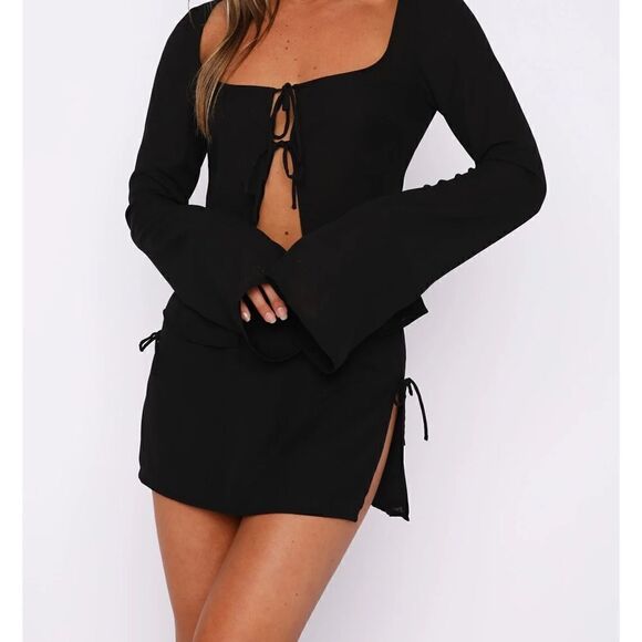 new whitefox New Flame Mini Skirt Black - Picture 1 of 10